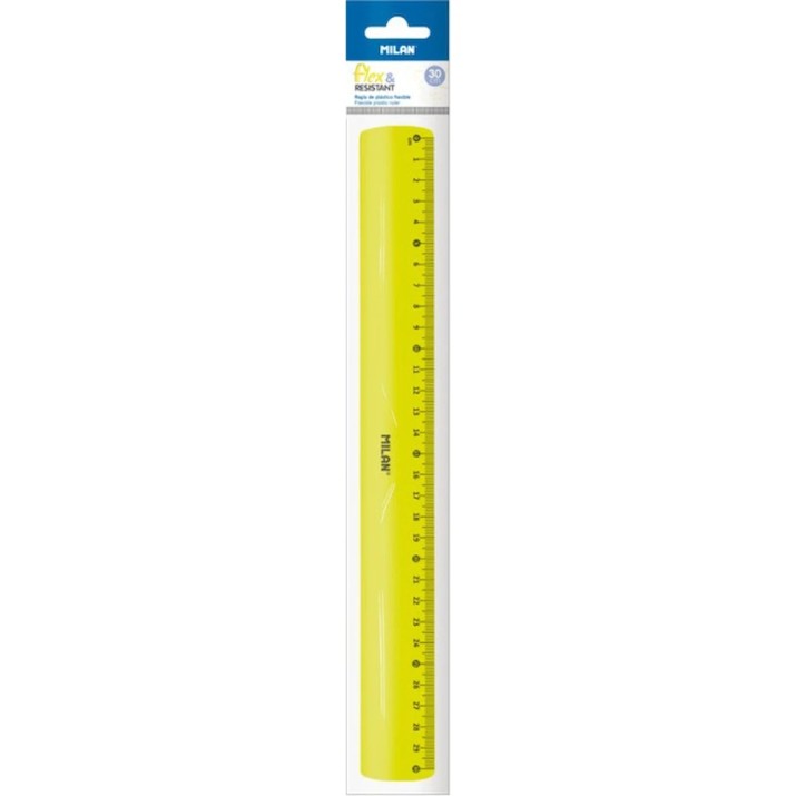 Riglă Milan Flex & Resistant 30cm Yellow (353801Y)