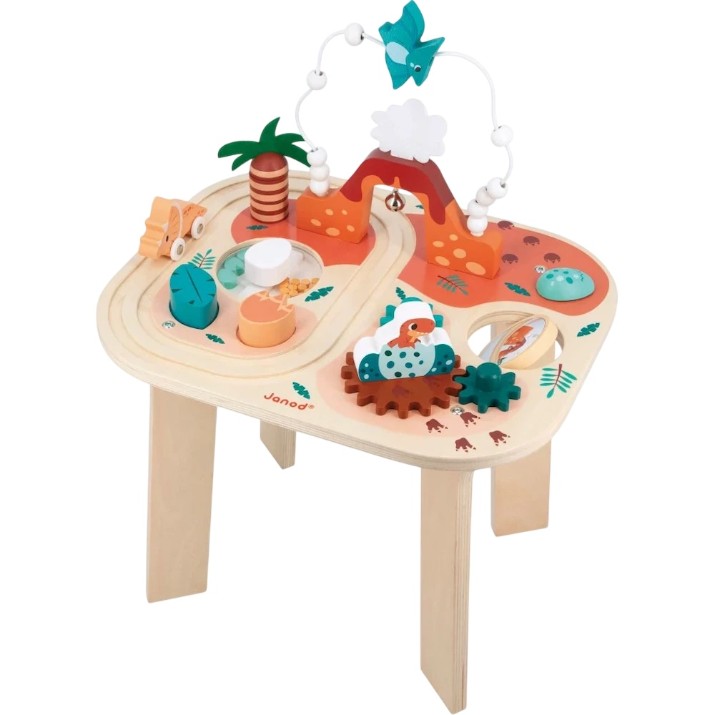 Măsuţă interactivă Janod Dino Activity Table (J05825)