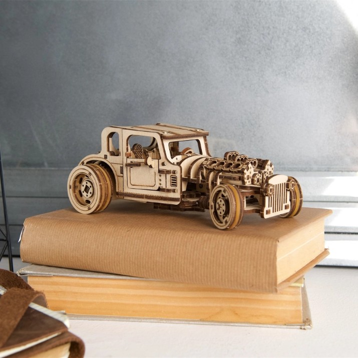 3D пазл UGears Hot Rod Furious Mouse (UTG0119)