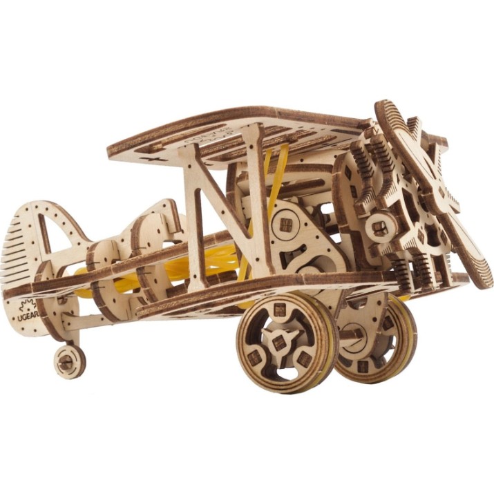 3D пазл UGears Mini Biplane (UTG0093)