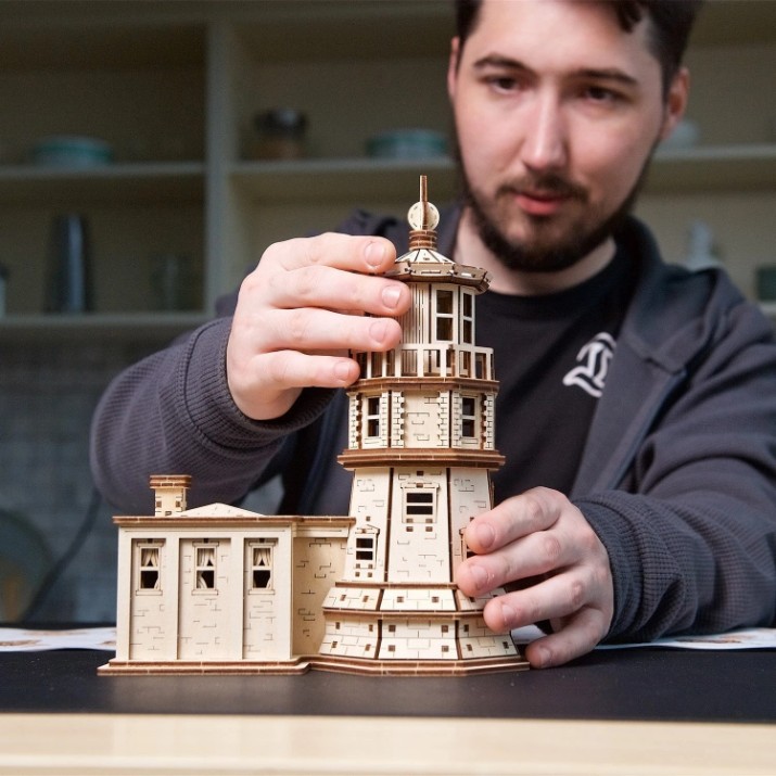 3D пазл UGears Split Rock Lighthouse (UTG0182)