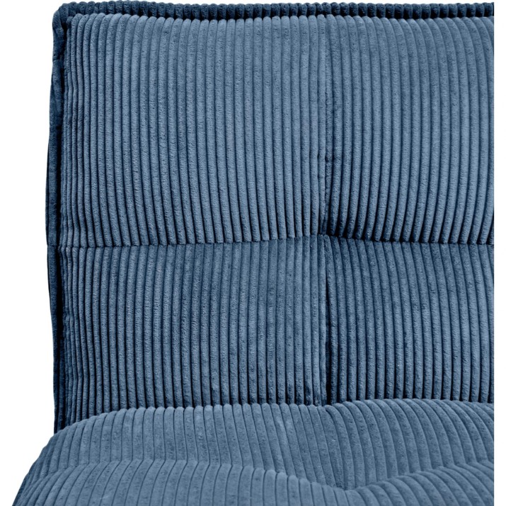 Fotoliu Deco Bronx Blue Velvet