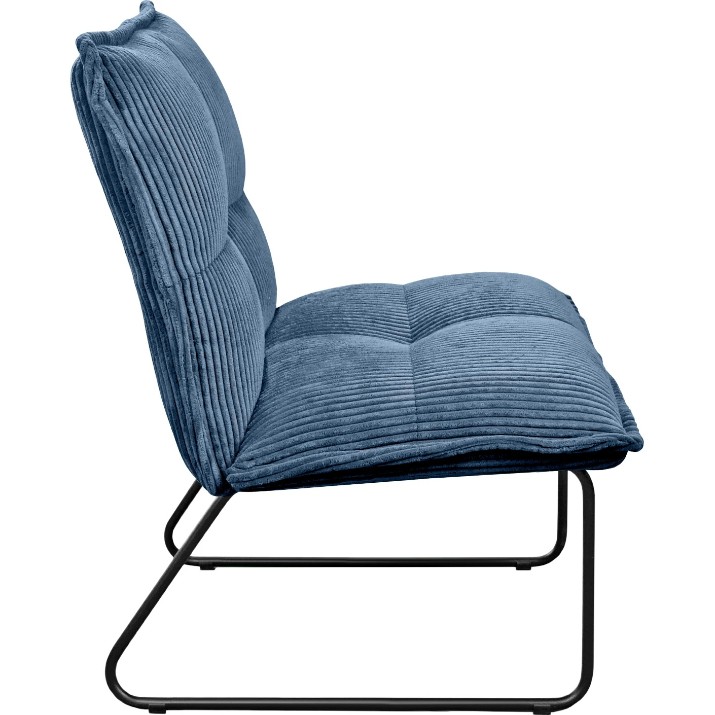 Fotoliu Deco Bronx Blue Velvet