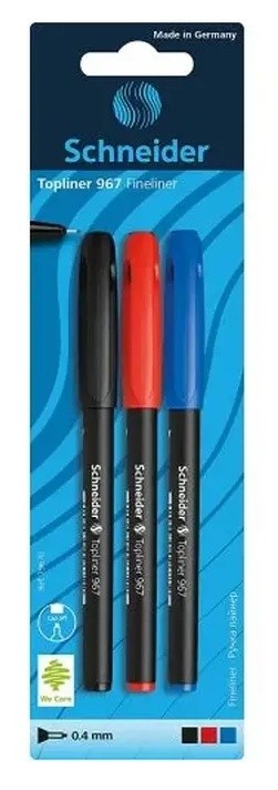 Линер Schneider Topliner 967 0.4mm 3pcs (179670)