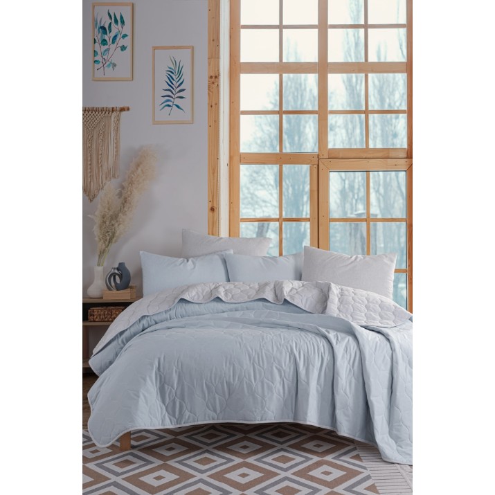 Lenjerie de pat L'Essentiel Solid Light Blue Grey