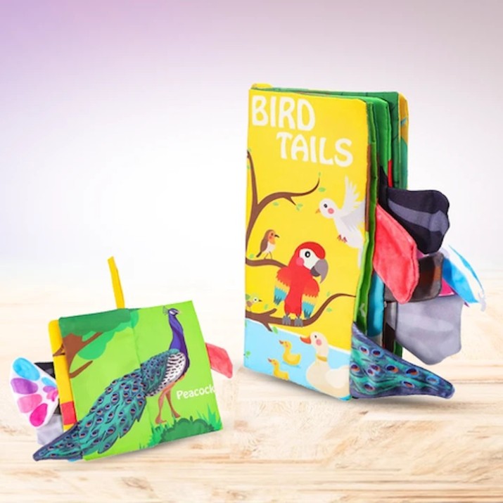 Развивающая книжка для малышей HD Bird Tails (66451)