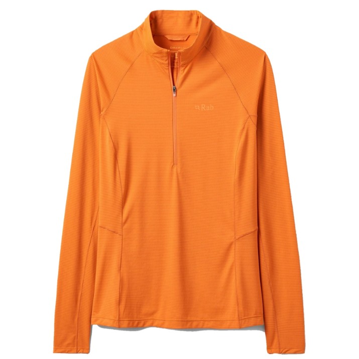 Женский лонгслив Rab Sonic LS Zip 10 Dark Melba 