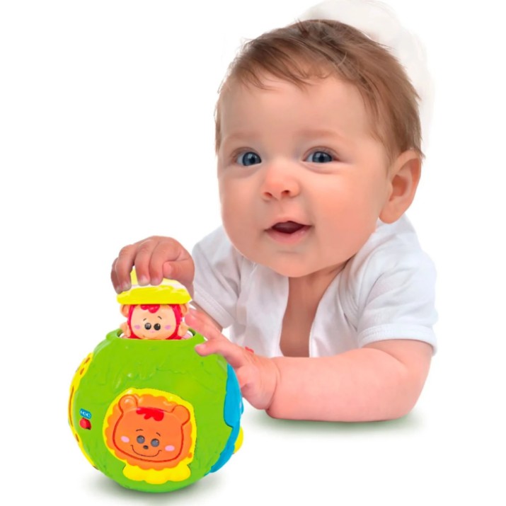 Интерактивная игрушка Winfun Roll ‘N Pop Jungle Activity Ball (072893)