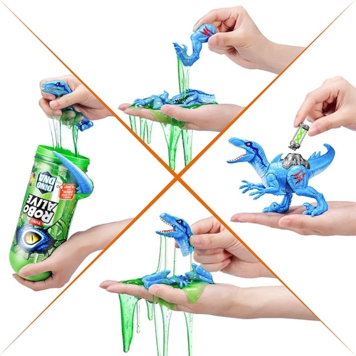Jucarii interactive Zuru Robo Alive Dino DNA Velocisaurus (71139B)