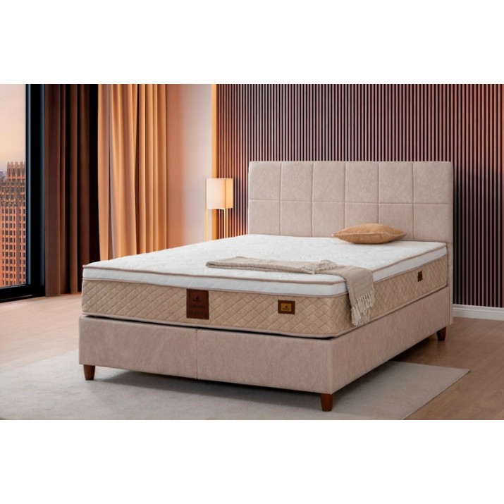 Кровать Oskar Side Havana Krem 140x190cm