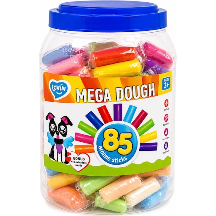 Pastă pentru modelare OKTO Clay 85pcs (41227)