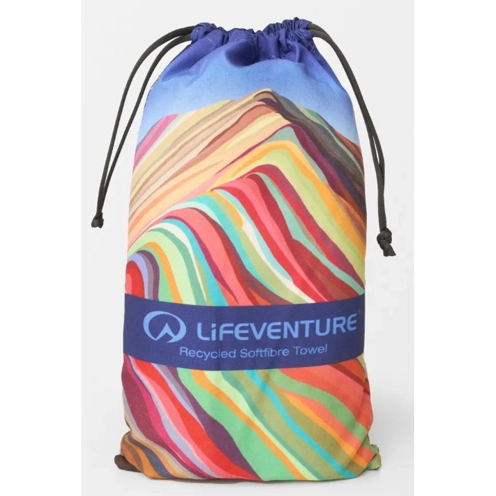 Prosop Lifeventure Recycled SF Towel Rainbow (63626)