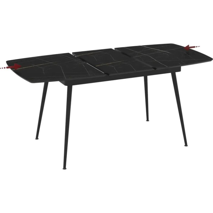 Masă pentru bucătărie Magnusplus Yense 125 80x125/164 Sonata high gloss