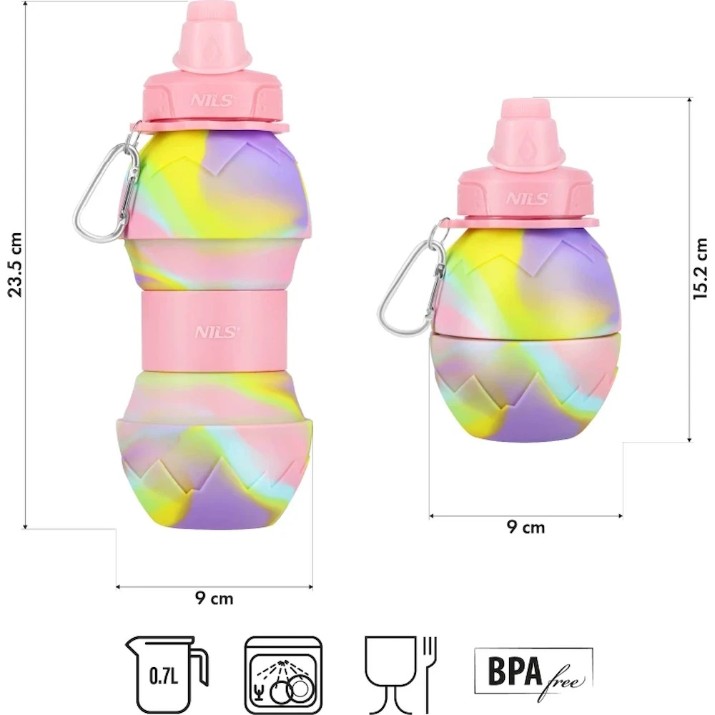 Termos Nils NC4102 700ml Pink