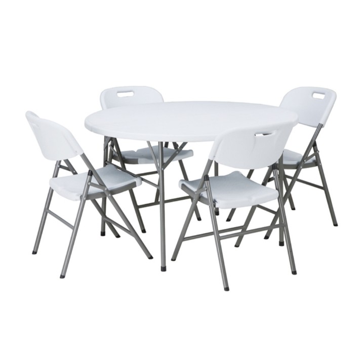 Masă pliabilă Deco Lumo 150x74cm White