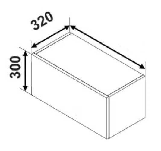 Кухонный модуль Ambianta Bonita AS 600 Alb