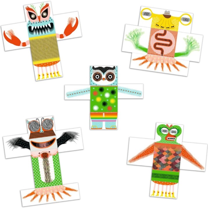 Развивающие карточки Djeco Rigolo Monster DJ05603