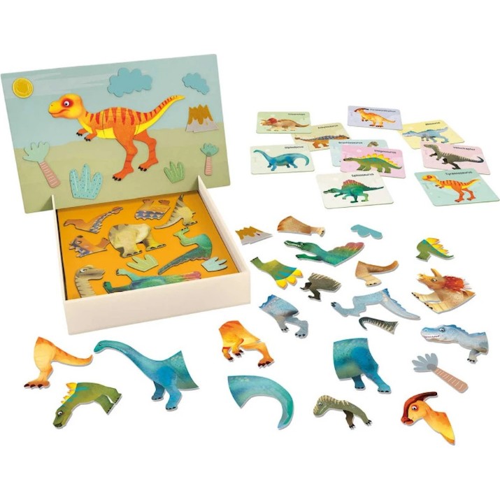Carduri educative Happi Hobbi Magnet Dinosaurs (1029-64082)