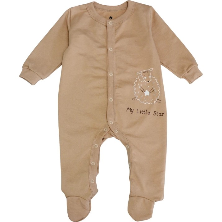 Salopetă-slip pentru copii Minikin My Little Star 56cm Coffee (25440156) 