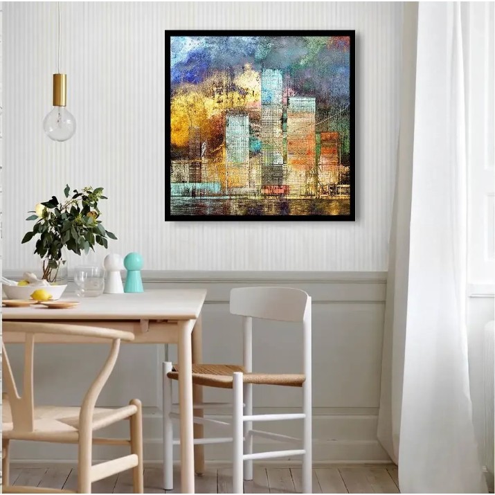 Картина ArtShop Abstract City 100x100cm (PCM101-LL)