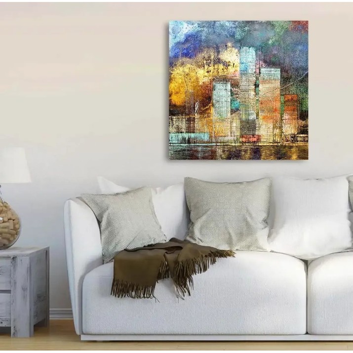 Pictură ArtShop Abstract City 60x60cm (PCM101-L-PL)