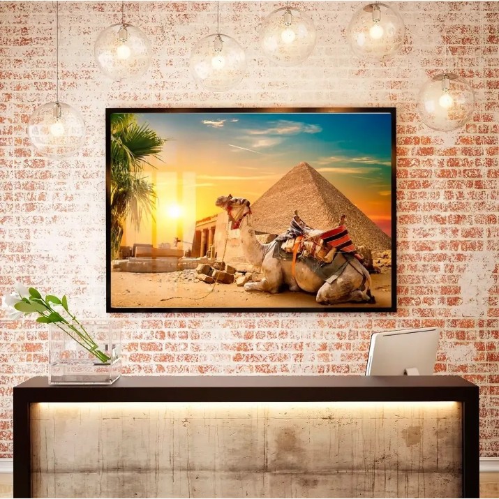 Картина ArtShop Egypt: Pyramid Camel and Sunset 45x30cm (PCM102-XL)