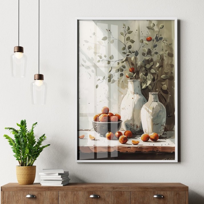 Картина ArtShop Vase with Branches and Oranges 30x45cm (PNAT116-XL)