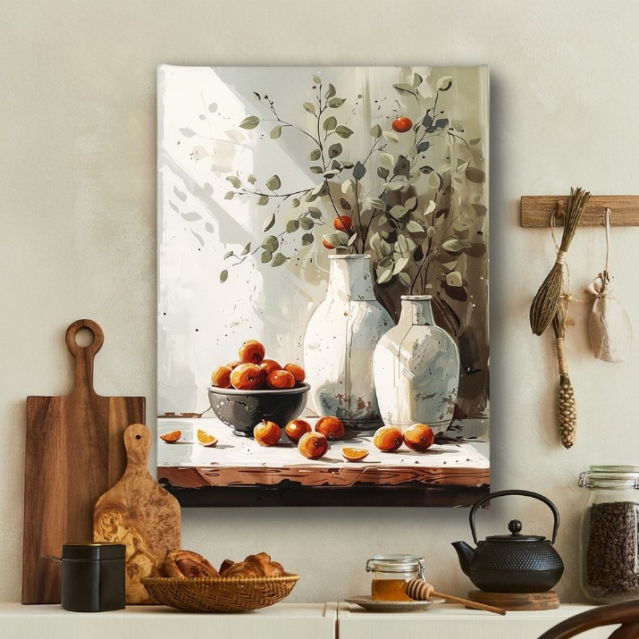 Картина ArtShop Vase with Branches and Oranges 40x60cm (PNAT116-L-PL)