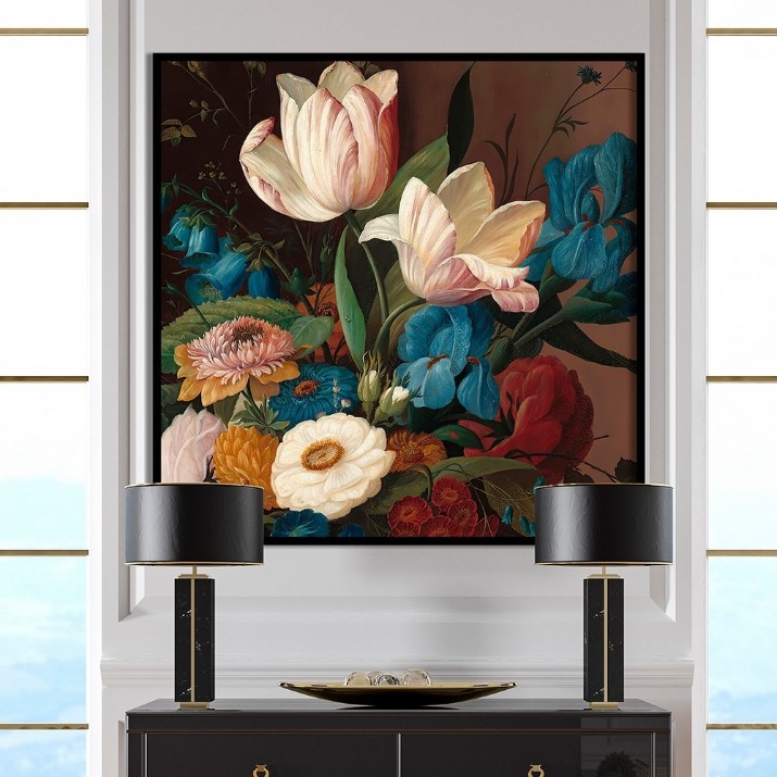 Pictură ArtShop Spring Flowers 100x100cm (PNAT80-LL)