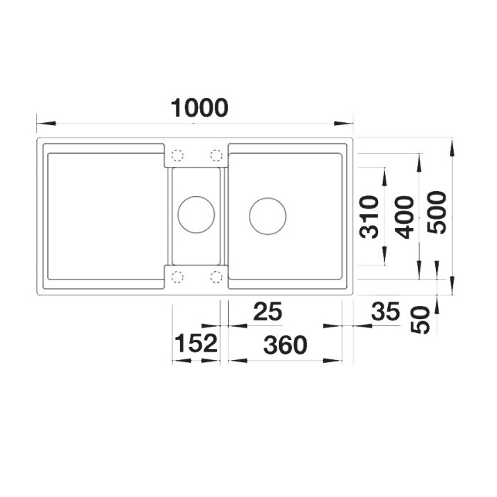 Кухонная мойка Blanco Adira 6S RV SG SOW RC AC SINK (527606)