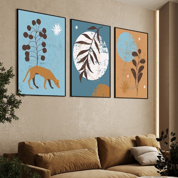 Pictură ArtShop Boho Style Triptych 30x45cm (SET433-L)