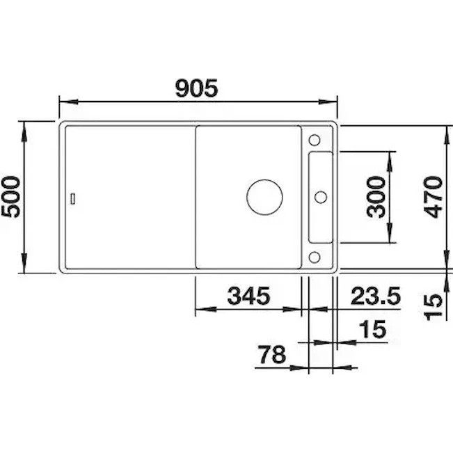Кухонная мойка Blanco Axia III 5S-FM (527224)