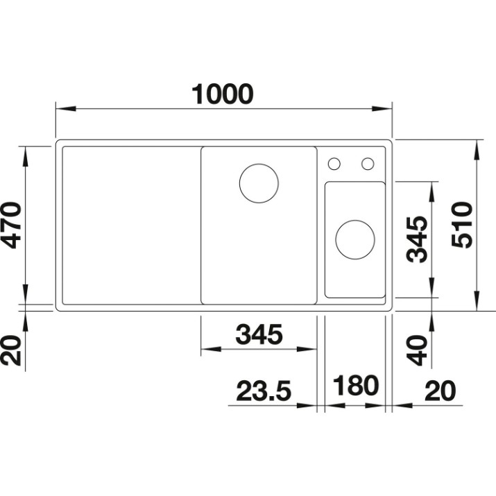 Кухонная мойка Blanco Axia III 6S (523469)