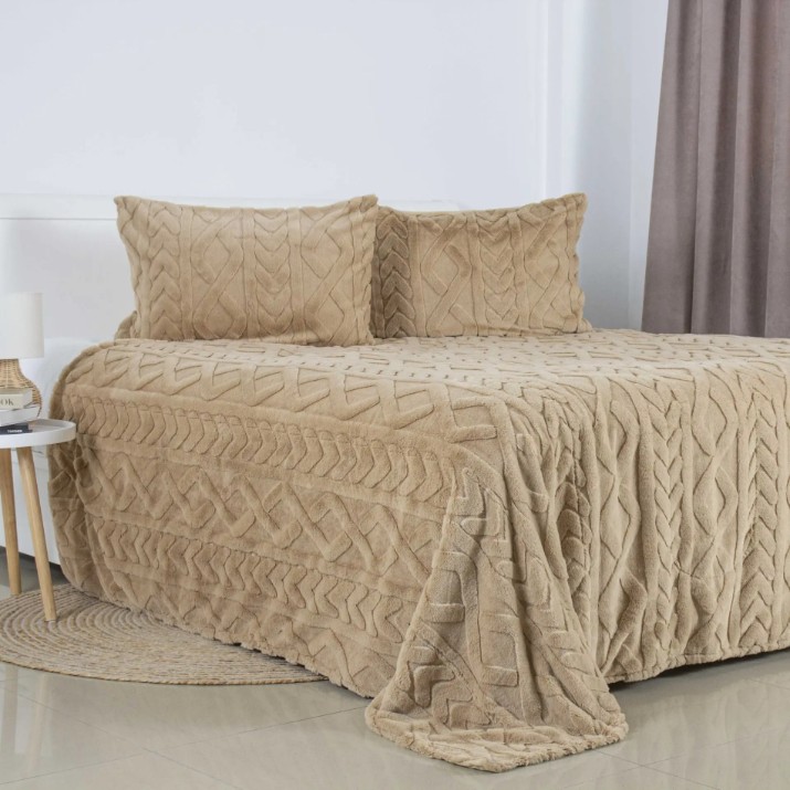 Покрывало Welpy Soft Angora 240x260cm Beige (024558)