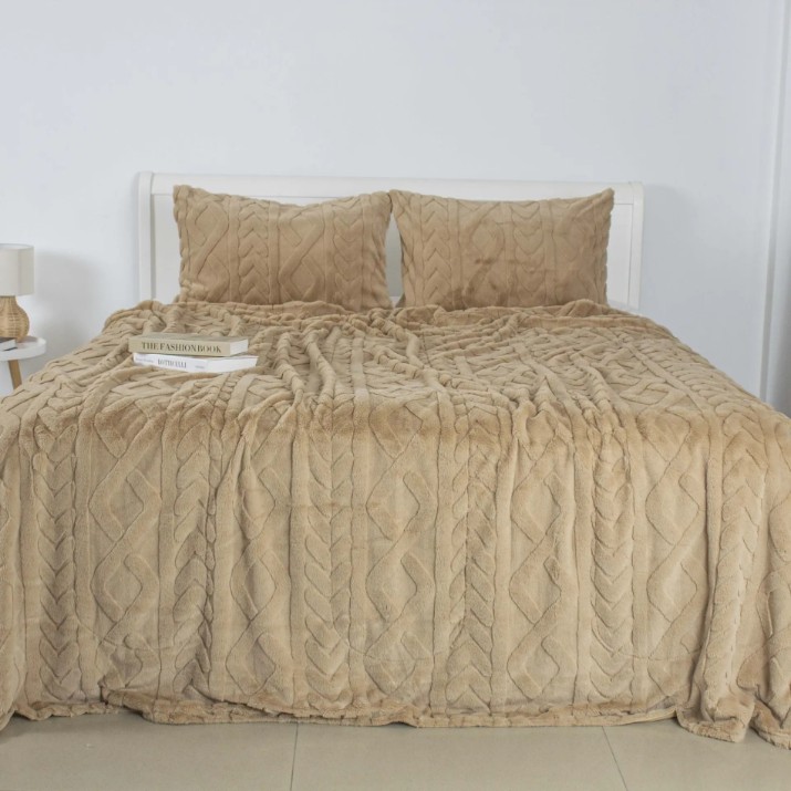 Покрывало Welpy Soft Angora 240x260cm Beige (024558)