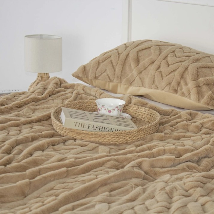 Покрывало Welpy Soft Angora 240x260cm Beige (024558)