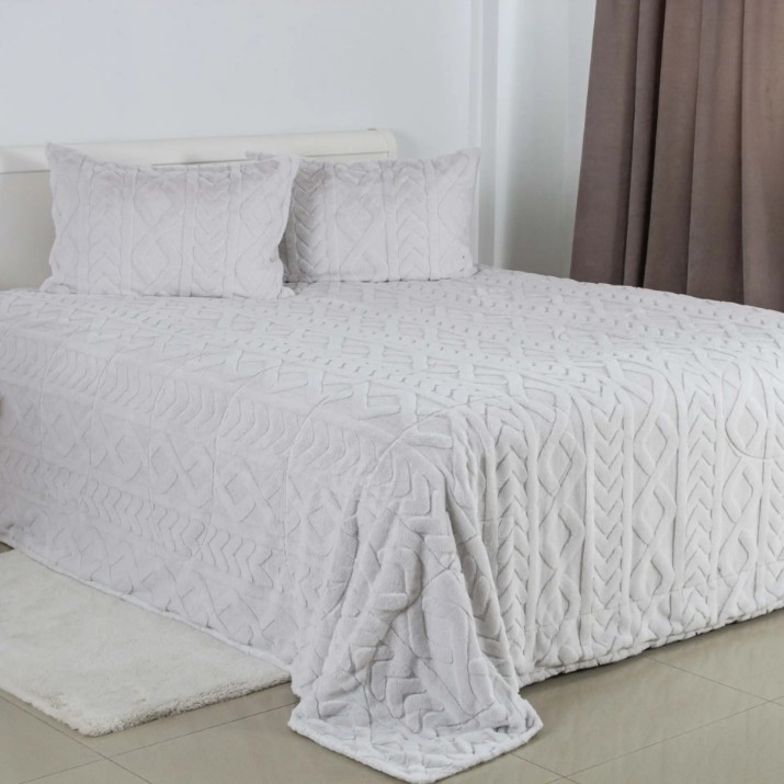 Cuvertura Welpy Soft Angora 240x260cm Light Grey (024557)