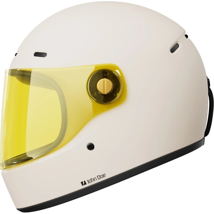 Мотошлем John Doe Frozen Off-White (JH1003-M)