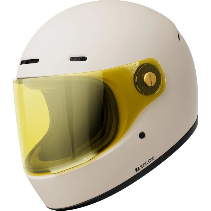 Мотошлем John Doe Frozen Off-White (JH1003-M)