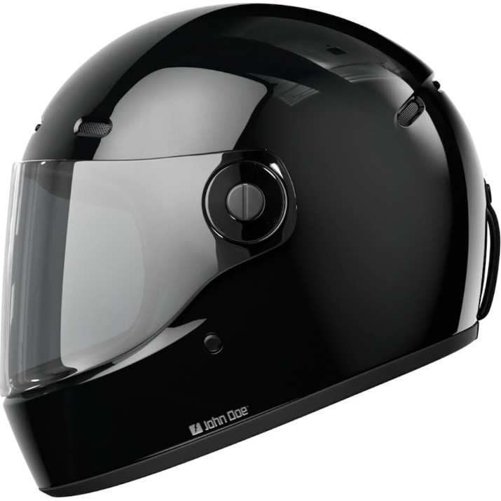 Cască pentru motocicletă John Doe Glossy Black (JH1007-L)