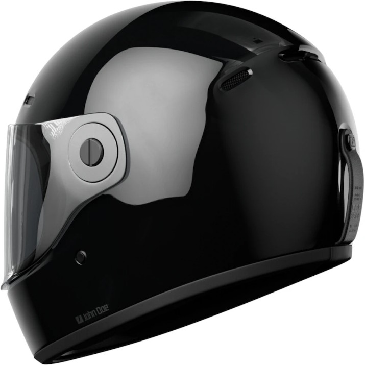 Cască pentru motocicletă John Doe Glossy Black (JH1007-L)