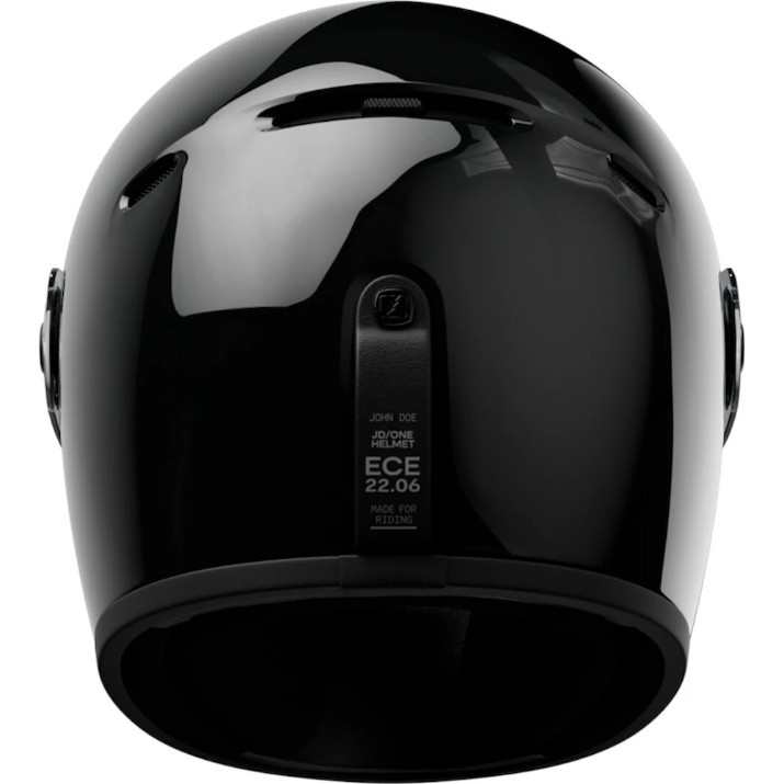 Cască pentru motocicletă John Doe Glossy Black (JH1007-L)