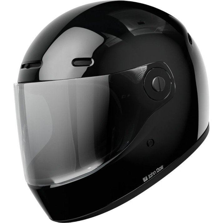 Cască pentru motocicletă John Doe Glossy Black (JH1007-M)