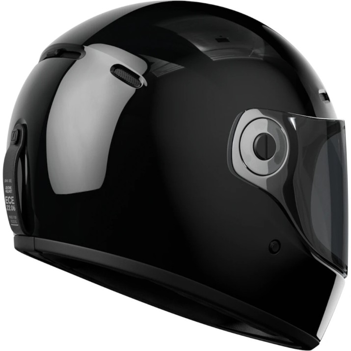 Мотошлем John Doe Glossy Black (JH1007-S)