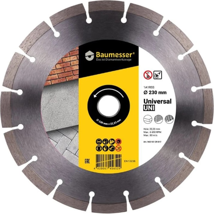 Диск для резки Baumesser 1A1RSS/C3-H Universal d230 (94315129017)