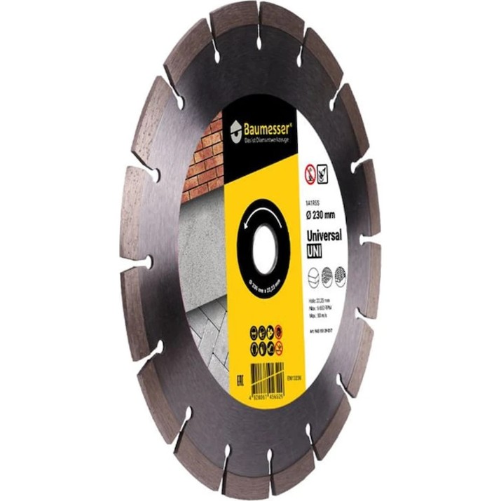 Диск для резки Baumesser 1A1RSS/C3-H Universal d230 (94315129017)