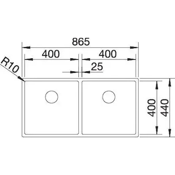 Кухонная мойка Blanco Claron 400/400-IF (521617)