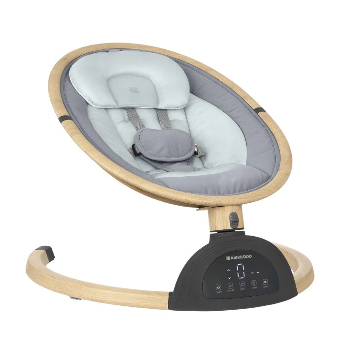 Leagăn electric bebeluși Kikka Boo Ashlee Light Grey 2025