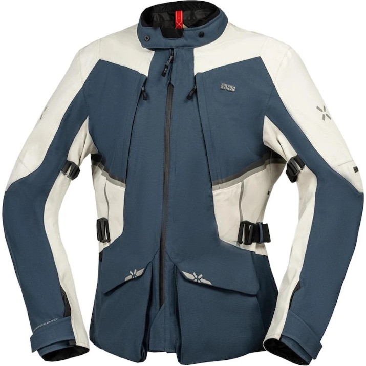 Мотокуртка iXS Tourster-STX 1.0 Laminated Blue/Cool Gray (X2-111405-049-XL)
