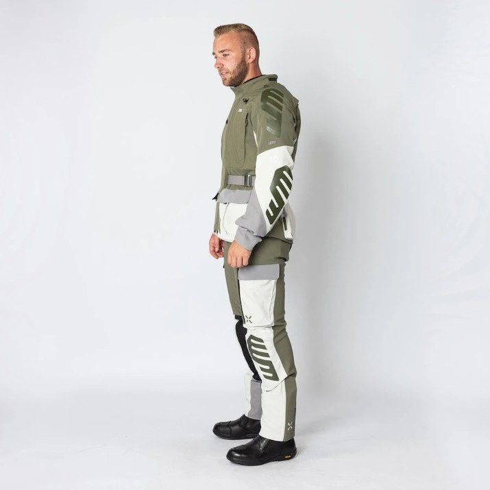 Мотокуртка iXS Venture-STX 1.0 Laminated Light Gray/Olive (X2-011405-097-L)